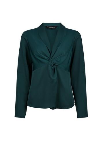 Dorothy Perkins Green Knot Front Top