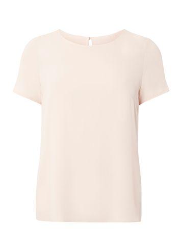 Dorothy Perkins Petite Blush Zip Side T-shirt