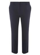 Dorothy Perkins Navy Double Loop Ankle Grazer Trousers