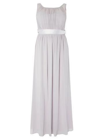 Dorothy Perkins *showcase Curve Grey 'natalie' Maxi Dress