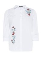 Dorothy Perkins White Embroidered Shirt