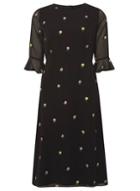 Dorothy Perkins Black Premium Embroidered Midi Dress