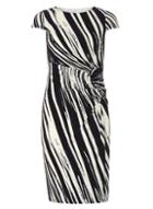 Dorothy Perkins *lily & Franc Multi Coloured Abstract Side Ruched Dress