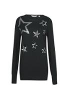 Dorothy Perkins *tall Black Sequin Star Jumper