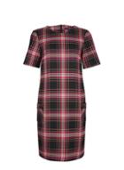 Dorothy Perkins Multi Coloured Check Print Pocket Shift Dress