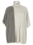 Dorothy Perkins Grey Jaquard Poncho