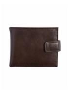 Dorothy Perkins *burton Dark Brown Pu Clasp Wallet