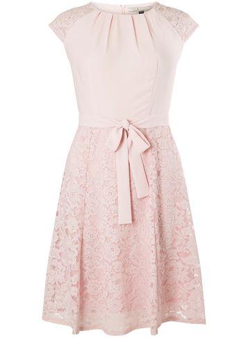 Dorothy Perkins *billie & Blossom Blush Lace Skater Dress