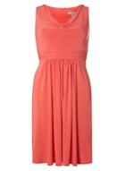 Dorothy Perkins Petite Coral Cowl Neck Dress