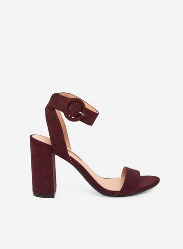 Dorothy Perkins Burgundy 'binkie' Heeled Sandals