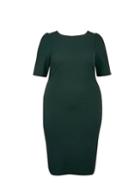 Dorothy Perkins *dp Curve Green Textured Bodycon Dress