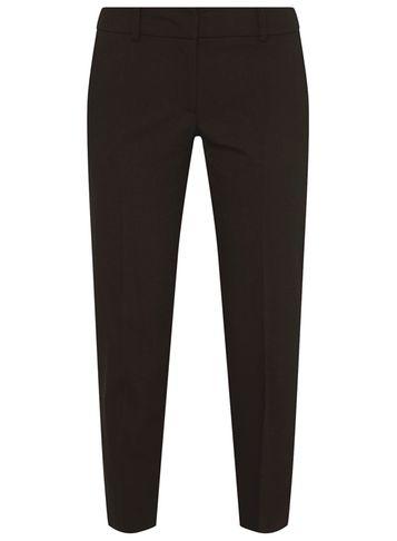 Dorothy Perkins Petite Black Naples Ankle Grazer Trousers