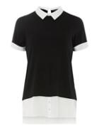 Dorothy Perkins Black Mono Short Sleeve