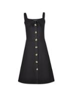 Dorothy Perkins Black Button Through Camisole Dress
