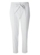 Dorothy Perkins Ivory Stripe Cotton Tapered Leg Trousers