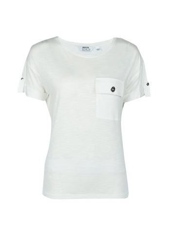 Dorothy Perkins Petite Ivory Utility T-shirt