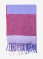 Dorothy Perkins Pink And Purple Check Scarf