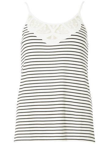 Dorothy Perkins *vila White And Black Camisole Top
