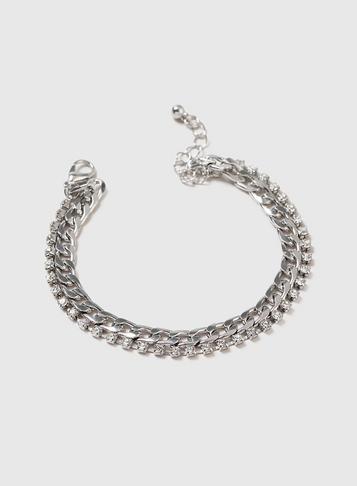 Dorothy Perkins Rhinestone Chain Wristwear