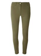 Dorothy Perkins Khaki Sateen Chino Trousers