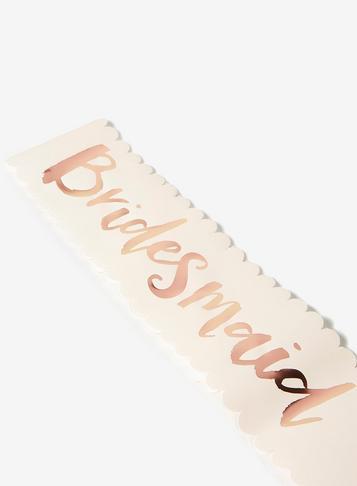 Dorothy Perkins Ginger Ray Bridesmaid Sash 