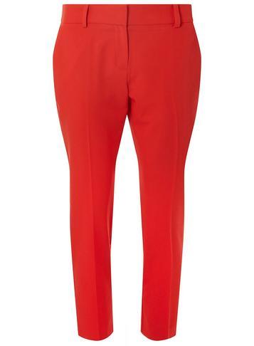 Dorothy Perkins Petite Red 'naples' Ankle Grazer Trousers