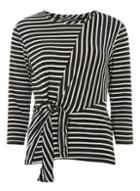 Dorothy Perkins *tall Multi-coloured Striped Side-knot Top