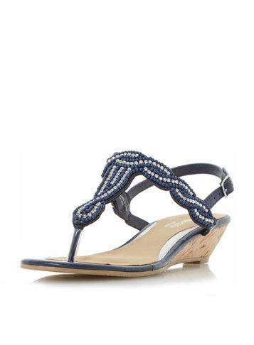 Dorothy Perkins *head Over Heels By Dune Naavi Wedge Sandals