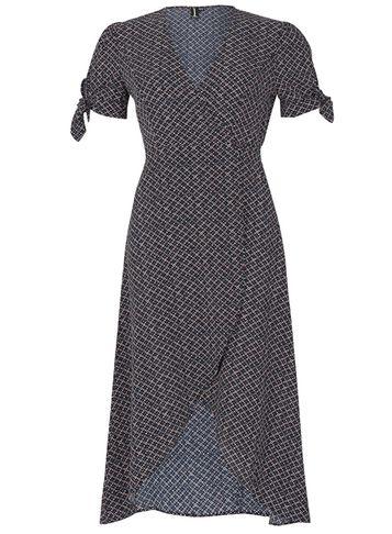 Dorothy Perkins *izabel London Blue V-neck Dress