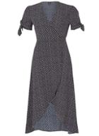 Dorothy Perkins *izabel London Blue V-neck Dress
