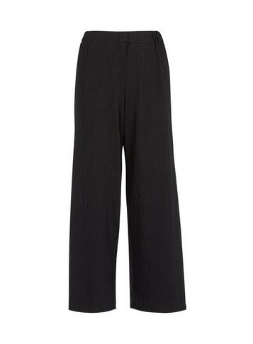 Dorothy Perkins *tall Black Ribbed Culotte Trousers
