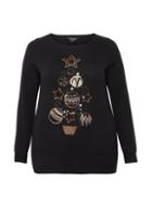 Dorothy Perkins *dp Curve Black Sequin Bauble Jumper