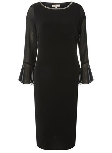 Dorothy Perkins *billie & Blossom Tall Black Embellished Shift Dress