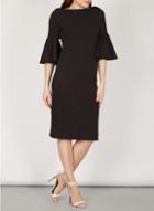 Dorothy Perkins *feverfish Black Frill Sleeve Dress