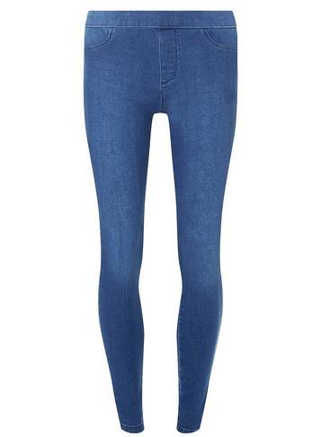 Dorothy Perkins Blue Midwash 'eden' Super Soft Jeggings