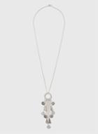 Dorothy Perkins Glitter Circle Lariat Necklace