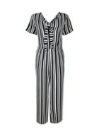 Dorothy Perkins Navy Striped Jumpsuit