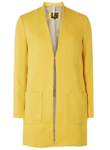 Dorothy Perkins Ochre Twill Patch Pocket Coat