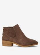 Dorothy Perkins Wide Fit Brown 'mackenzie' Ankle Boots