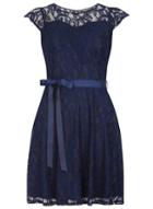 Dorothy Perkins *billie & Blossom Navy Lace Fit And Flare Dress