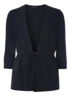 Dorothy Perkins Navy Tie Waist Cover Up