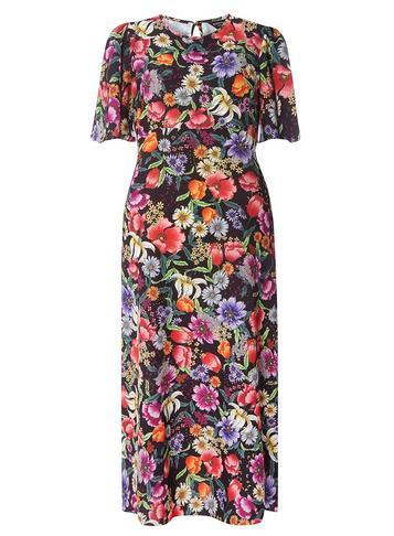 Dorothy Perkins Multicoloured Floral Midi Dress