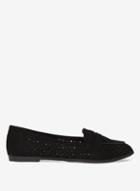 Dorothy Perkins Black 'lana' Lazer Cut Loafers