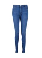 Dorothy Perkins Lightwash Blue Ashley Stretch Skinny Fit Jeans