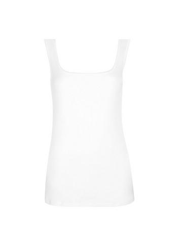 Dorothy Perkins *tall White Pique Cotton Cotton Vest