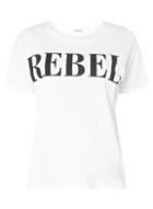 Dorothy Perkins *noisy May White 'rebel' Print T-shirt
