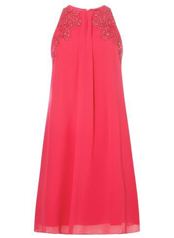 Dorothy Perkins *showcase Hot Pink Lily Trapeze Dress