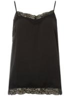 Dorothy Perkins *vila Black Strappy Lace Camisole Top