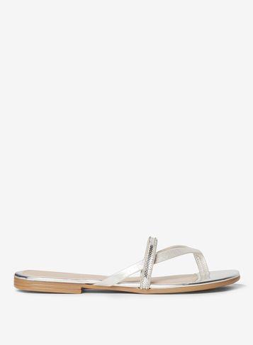 Dorothy Perkins Silver 'freya' Sandals