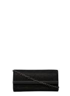 Dorothy Perkins Black Glitter 'brit' Clutch Bag